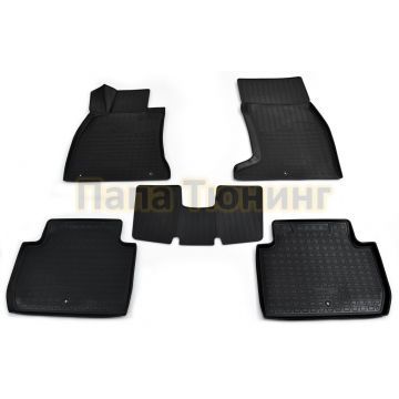 Коврики 3D в салон Norplast полиуретан чёрные для Kia Stinger 2018- Коврики 3D в салон Norplast полиуретан чёрные для Kia Stinger 2018-