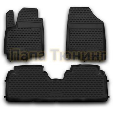 Коврики в салон текстиль 4 штуки Autofamily для Kia Venga 2011-2018