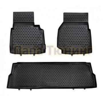 Коврики в салон полиуретан 3 штуки Element для Land Rover Defender 110 2007-2016 Коврики в салон полиуретан 3 штуки Element для Land Rover Defender 110 2007-2016