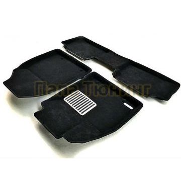 Коврики текстильные 3D Euromat чёрные Original Lux для Lexus CT200 2011-2018