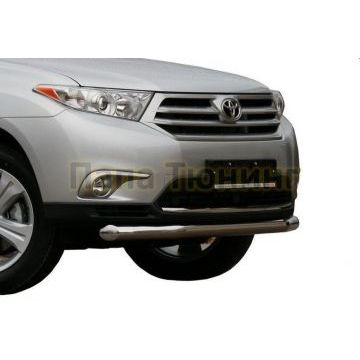 Защита переднего бампера 60 мм CAN Otomotiv для Toyota Highlander 2010-2014 Защита переднего бампера 60 мм CAN Otomotiv для Toyota Highlander 2010-2014