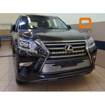Накладка решётки переднего бампера 16 мм CAN Otomotiv для Lexus GX-460 2014-