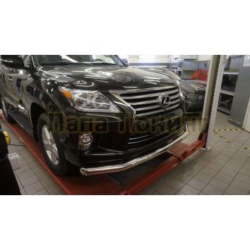 Защита переднего бампера 76 мм CAN Otomotiv для Lexus LX-570 2012-2015