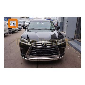 Защита передняя двойная 76-60 мм CAN Otomotiv для Lexus LX-570 2015-
