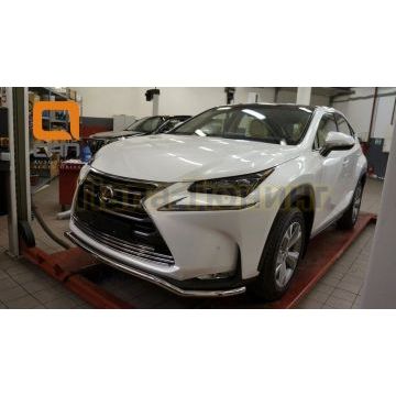 Защита переднего бампера 42 мм CAN Otomotiv для Lexus NX-200/200t/300h 2014-2017