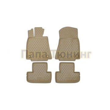 Коврики 3D в салон полиуретан бежевые 4 штуки Element для Lexus RC 350 2014- Коврики 3D в салон полиуретан бежевые 4 штуки Element для Lexus RC 350 2014-
