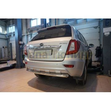 Защита заднего бампера 60 мм CAN Otomotiv для Lifan X-60 2011-2016