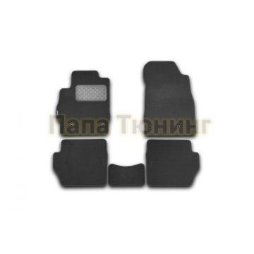 Коврики в салон текстиль 5 штук Autofamily для Mazda 2 2007-2014