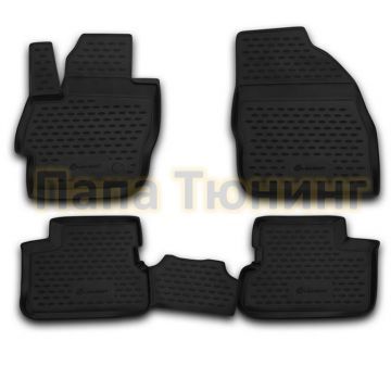 Коврики в салон полиуретан 4 штуки Autofamily для Mazda 3 2009- Коврики в салон полиуретан 4 штуки Autofamily для Mazda 3 2009-