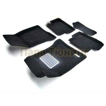 Коврики текстильные 3D Euromat чёрные Original Lux для Mercedes-Benz A-Class W176/B-Class W246/CLA C117/GLA 2013-2019