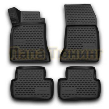 Коврики 3D в салон полиуретан 4 штуки Element для Mercedes-Benz GLA-class 2014-