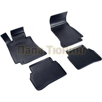 Коврики в салон Norplast полиуретан чёрные для Mercedes C-Class 2014-2019