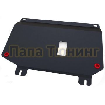 Защита картера и КПП Автоброня сталь 2 мм для Mitsubishi Colt 2009-2012 Защита картера и КПП Автоброня сталь 2 мм для Mitsubishi Colt 2009-2012