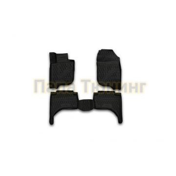 Коврики 3D в салон полиуретан 4 штуки Autofamily для Mitsubishi L200 2015-2019 Коврики 3D в салон полиуретан 4 штуки Autofamily для Mitsubishi L200 2015-2019