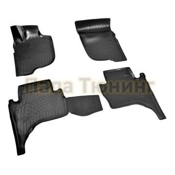 Коврики в салон Norplast полиуретан чёрные для Mitsubishi L200 2015-2019 Коврики в салон Norplast полиуретан чёрные для Mitsubishi L200 2015-2019