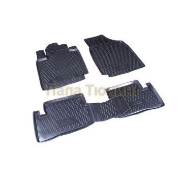 Коврики в салон полиуретан 4 штуки Element для Nissan Micra 2003-2010