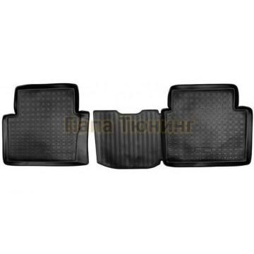 Коврики в салон Norplast полиуретан чёрные задние 2 ряд для Nissan Qashqai +2 2007-2014
