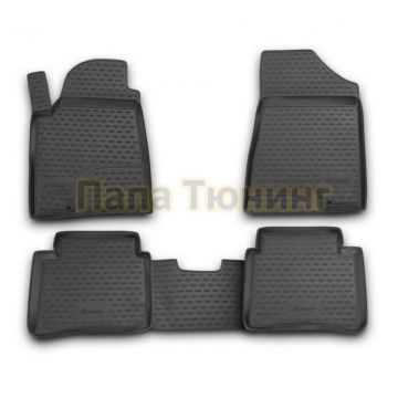 Коврики в салон Autofamily полиуретан 4 штуки для Nissan Teana 2 2008-2014