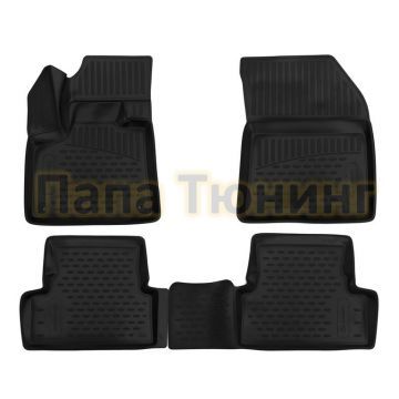 Коврики 3D в салон полиуретан 4 штуки Element для Peugeot 3008 2016- Коврики 3D в салон полиуретан 4 штуки Element для Peugeot 3008 2016-