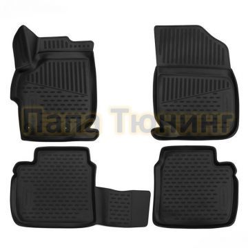 Коврики 3D в салон полиуретан 4 штуки Element для Peugeot 301 2013- Коврики 3D в салон полиуретан 4 штуки Element для Peugeot 301 2013-