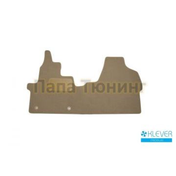 Коврик в салон Klever Premium бежевый 1 штука для Peugeot Expert 2017- Коврик в салон Klever Premium бежевый 1 штука для Peugeot Expert 2017-