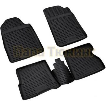 Коврики в салон полиуретан 4 штуки Autofamily для Renault Kangoo 1998-2008