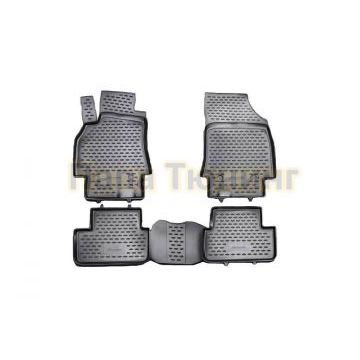 Коврики в салон полиуретан 4 штуки Autofamily для Renault Fluence 2010-2017
