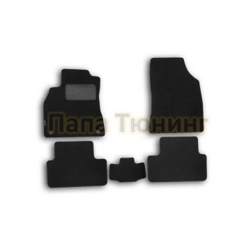 Коврики в салон текстиль 5 штук Autofamily для Renault Fluence 2010-2017