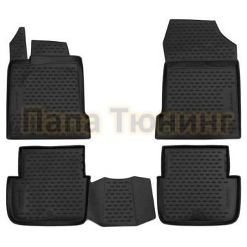 Коврики в салон полиуретан 4 штуки Element для Renault Latitude 2010-2015