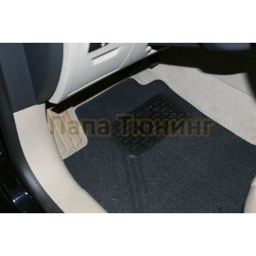 Коврики в салон текстиль 5 штук для АКПП Autofamily для Renault Latitude 2010-2015