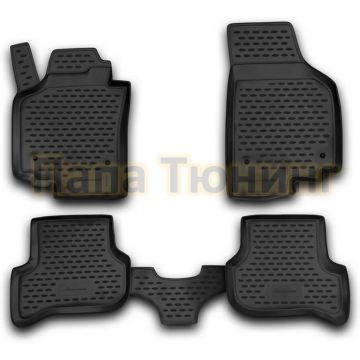 Коврики в салон полиуретан 4 штуки Element для Seat Altea 2004-2009 Коврики в салон полиуретан 4 штуки Element для Seat Altea 2004-2009