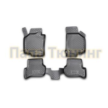 Коврики в салон полиуретан 4 штуки Element для Seat Altea Freetrack 2007-2009 Коврики в салон полиуретан 4 штуки Element для Seat Altea Freetrack 2007-2009