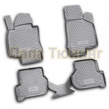 Коврики в салон полиуретан 4 штуки Autofamily для Skoda Octavia Tour 1996-2010