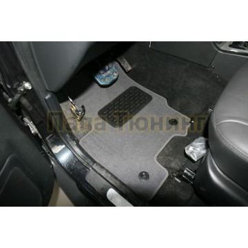 Коврики в салон текстиль 5 штук для 3 дверей Autofamily для ТагАЗ Tager 2008-2014