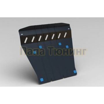 Защита картера NLZ для 2,0 дизель МКПП/АКПП для SsangYong Actyon Sports 2007-2015