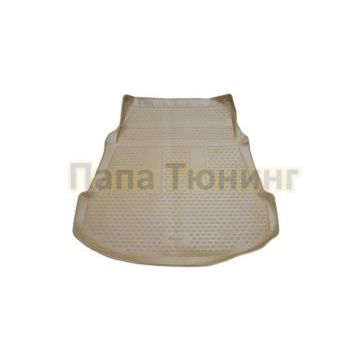 Коврик в багажник полиуретан бежевый Element для Toyota Fortuner 2012-2015