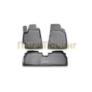 Коврики в салон полиуретан 4 штуки Element для Toyota Highlander 2001-2007