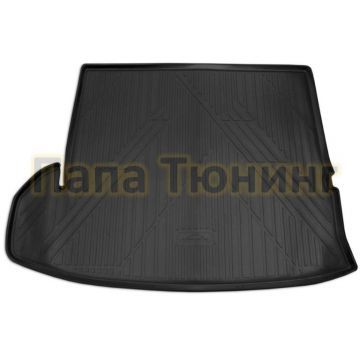 Коврик в багажник полиуретан чёрный длинный Autofamily для Toyota Highlander 2014-
