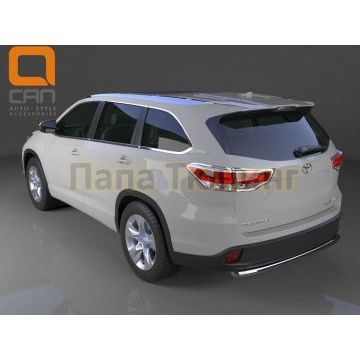 Защита заднего бампера 60 мм CAN Otomotiv для Toyota Highlander 2014-2016