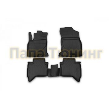 Коврики в салон полиуретан 4 штуки Autofamily для Toyota Hilux 2015- Коврики в салон полиуретан 4 штуки Autofamily для Toyota Hilux 2015-
