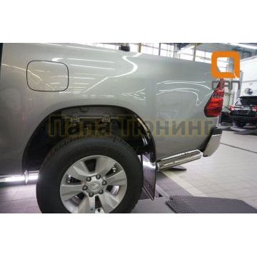 Защита задняя уголки 76 мм CAN Otomotiv для Toyota Hilux 2015-