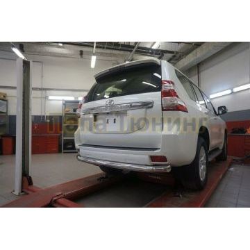 Защита заднего бампера 76 мм CAN Otomotiv для Toyota Land Cruiser 150 2009-2013