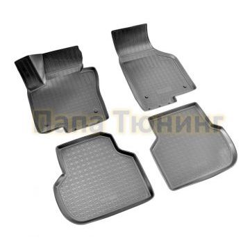 Коврики в салон Norplast 3D полиуретан чёрные для Volkswagen Jetta 6 2014-2018