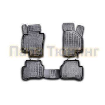 Коврики в салон полиуретан 4 штуки Autofamily для Volkswagen Passat B7 2011-2015