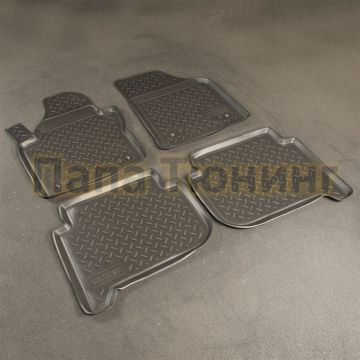 Коврики в салон Norplast полиуретан чёрные для Volkswagen Touran 2003-2015