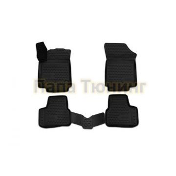 Коврики 3D в салон полиуретан 4 штуки Element для Volkswagen UP! 2011-