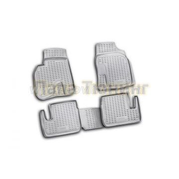 Коврики в салон полиуретан 4 штуки Autofamily для Chery Tiggo 2005-2013