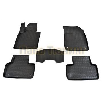 Коврики 3D в салон Norplast полиуретан чёрные для Volvo XC60 2017-