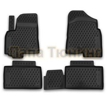 Коврики в салон полиуретан 4 штуки Element для Zotye T600 2015- Коврики в салон полиуретан 4 штуки Element для Zotye T600 2015-