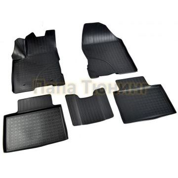 Коврики в салон Norplast полиуретан чёрные для Lada Vesta 2015-